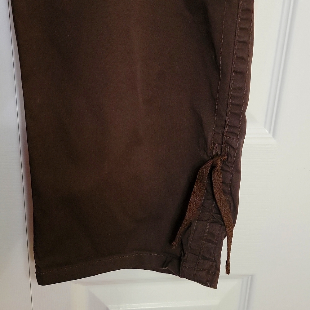 LEE Women's Easy Fit Capris Brown Stretch Denim Size 8 Medium - Picture 14 of 16